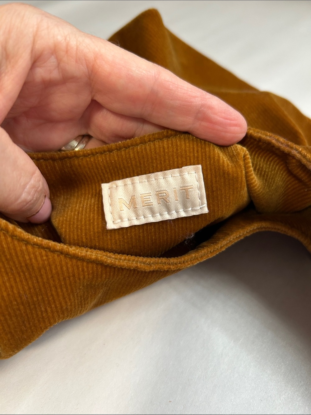 Merit Corduroy Cosmetic Makeup Bag - Picture 4 of 7